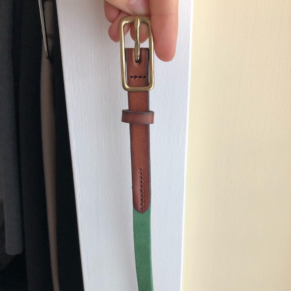 Madewell Green Suede Belt - Size XS/S